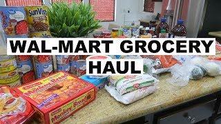 WAL-MART GROCERY HAUL 2018 \\ WEEKEND HAUL \\ Style Mom XO