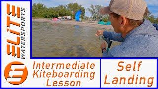 Intermediate Kiteboarding Lesson - Self Landing