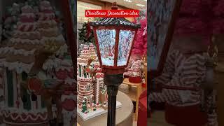 Santa in a Lamp Post Let it snow Christmas Decoration #santa #lamppost #shortsfeed #shorts