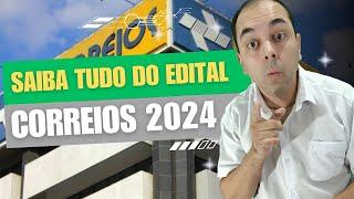 Edital dos correios comentado 2024 - TUDO QUE VOCÊ PRECISA SABER