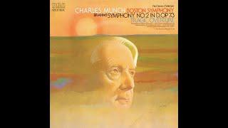 Brahms: Symphony No. 2 in D major, Op. 73 - Charles Munch, Boston Symphony Orchestra