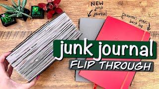 my first junk journal flip through | + new junk journals 