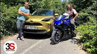 3 ŞERİT / B2 - TOYOTA YARİS CROSS - YAMAHA R7 - IDMATCH BİKE FİT UYGULAMASI