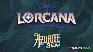 NEW Unboxing VOD - Disney Lorcana - TCG - Azurite Sea Booster Box