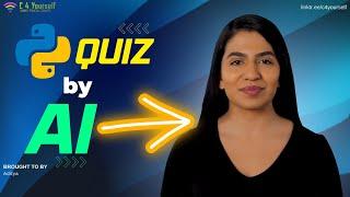 AI takes Python Quiz | Machine Learning | Artificial Intelligence #pythonquiz #ai #quiz #coding