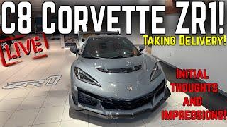 2025 C8 Corvette ZR1 DELIVERED! Initial Thoughts AND Impressions!