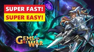 Gems Of War Raid Boss! Fast and Fun team! Best Strategy and Guide?