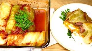 Sausage Cabbage Rolls -Simple Ingredients and Makes A LOT