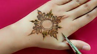 New stylish back hand mehndi design | Easy Mehndi Design | Mehndi ka design | Mehndi design |Mehndi