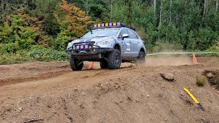 Off-road Subaru crosstrek try’s rally cross, BIG AIR TIME!!!! Raceworks coilovers for the win!