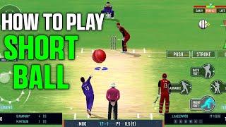 How To Play short Ball | Real cricket 24 batting tips | RC 24 batting tips