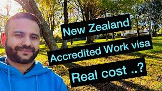 New Zealand work visa  accredited employer || work visa cost..?