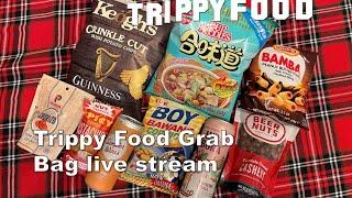 Trippy Food Grab Bag live stream LXXII, Part I #livestream #food #review #snacks