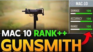 MAC 10 NO RECOIL FAST ADS GUNSMITH IN CALL OF DUTY MOBILE | BEST MAC 10 RANK BUILD FOR COD MOBILE  |