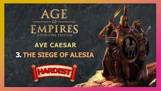 Age of Empires Campaign Gameplay Walkthrough | Ave Caesar Part 3 - The Siege of Alesia