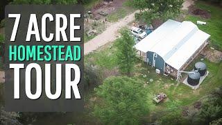 7 Acre Homestead Tour {Spring Drone Coverage}