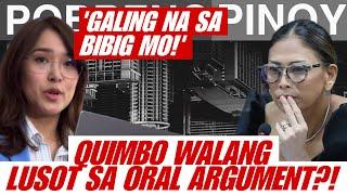 QUlMBO umamin na TECHNlCAL GROUP ang GUMAWA ng KlNATAY ng BUDGET!