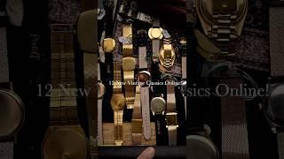 12 classics live at www.goldammer.me - what’s your pick today? #watches #vintage