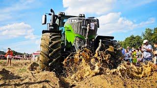 BIG TRACTOR IN MUD