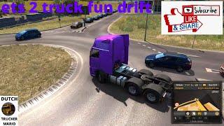 5000 hp truck drift volvo fh ets 2 dutch trucker mario just for fun