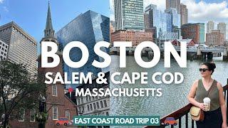 Exploring Massachusetts: Boston, Provincetown, Cape Cod & Salem Travel Vlog | New England Road Trip