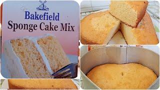 Easy Sponge Cake recipe | Bakefield Sponge Cake Mix | No Butter, No Stress!