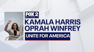 Kamala Harris and Oprah's "Unite for America" live from Michigan