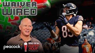 Cole Kmet, Tyler Conklin lead TEs to target on waivers | Fantasy Football Happy Hour | NFL on NBC