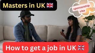 How to get a job after Masters in the UK  | Part-time job for international students in UK