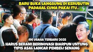 IDE USAHA JAJANAN TERBARU 2025 MODAL KECIL BARU BUKA LANGSUNG RAME PEMBELI