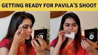 How I Get Ready For PAVILA'S Shoot | Quick & Simple Makeup | Anuradha P Nair