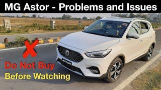 MG Astor Biggest Problems and Issues | DO NOT BUY Before Watching