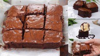 চকোলেট ব্রাউনি কেক (ঘরে থাকা অল্প উপকরনে) |Easy Chocolate Brownie | Chocolate Brownie Cake In Bangla