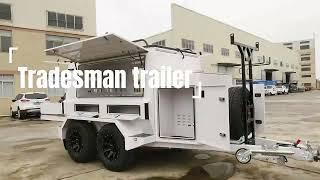 Small Tradesman Tool Cargo Utility Box Trailer