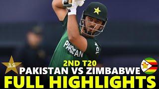 Pakistan vs Zimbabwe Full Highlights 2ND T20 2024 | PAK VS ZIM