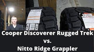 Cooper Discoverer Rugged Trek vs. Nitto Ridge Grappler Tire Review | Which is best for you?