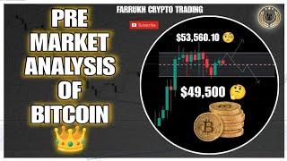 Pre Market Analysis of Bitcoin Crypto Market King| #farrukhcryptotrading #urdu #hindi