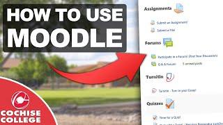 How to use Moodle | Cochise College