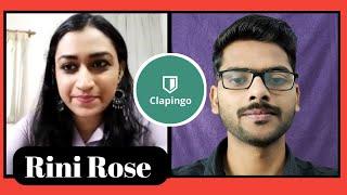 How to learn English | Clapingo Conversation with Tutor Rini Rose Mathew