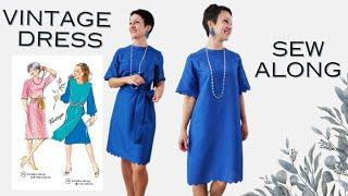 Sew an Easy Vintage Dress: Full Sew Along