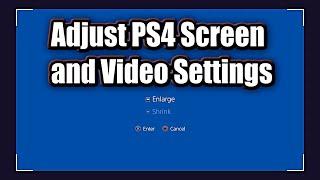 Adjust PS4 Screen Size and Video Settings | (PS4 Menu Tricks & Tips)