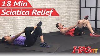 18 Min Sciatica Exercises for Leg Pain Relief - Sciatica Relief & Treatment for Sciatic Nerve Pain