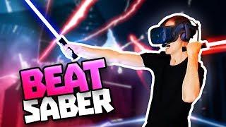 MIND BLOWING VR LIGHT SABER MUSIC GAME - Beat Saber Gameplay - VR HTC Vive Pro Gameplay