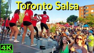 【4K】TD SALSA IN TORONTO FESTIVAL | ST CLAIR LATIN FESTIVAL | TORONTO DANCE SALSA