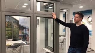 Cherwell Windows showroom tour - Origin Windows - flush aluminium windows