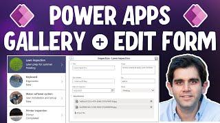 Power Apps Gallery Edit Form Tutorial for Beginners