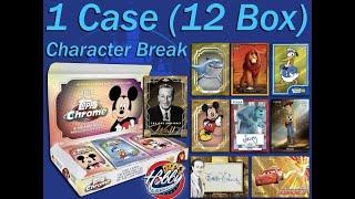 2024 Topps CHROME DISNEY 1 Case (12 Box) Character Break #4 eBay 11/15/24