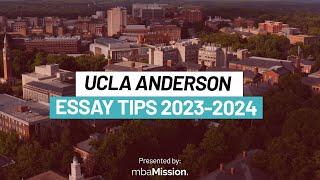 How to Write UCLA Anderson's 2023-2024 Essay Questions