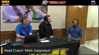 Head Coach Mark Daigneault - 2024 OKC Thunder Media Day