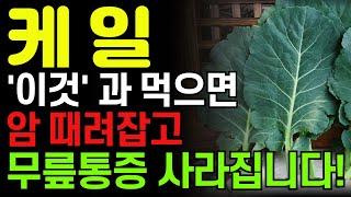 케일 '이렇게' 먹으면 당뇨병과 암에 최고! 케일과 함께 먹으면 보약되는 음식3가지. 골밀도 높이는 요리법! 골다공증이라면 무조건 보세요!